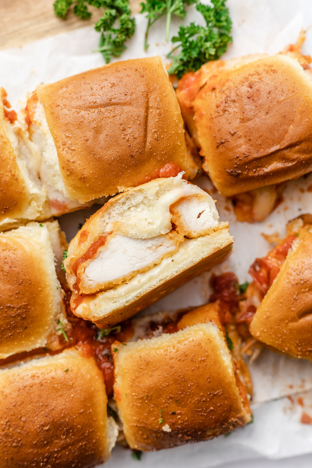 Cheesy, Saucy Chicken Parm Sliders: The Ultimate Handheld Appetizer